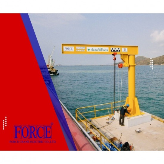 รับติดตั้งเครนติดผนังWall Jib Cranes - รับติดตั้งเครนไฟฟ้าโรงงาน - ฟอร์ซ เครนไฟฟ้า